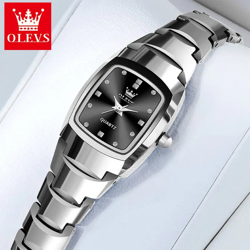 OLEVS Best Selling Elegant Fashion Trend Luxury Ladies Watch Original Tungsten Steel Strap Waterproof Quartz Watches for Women