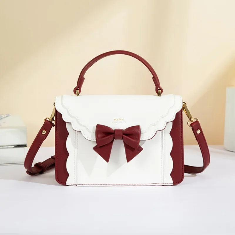 Square Bow Lolita Crossbody Bag