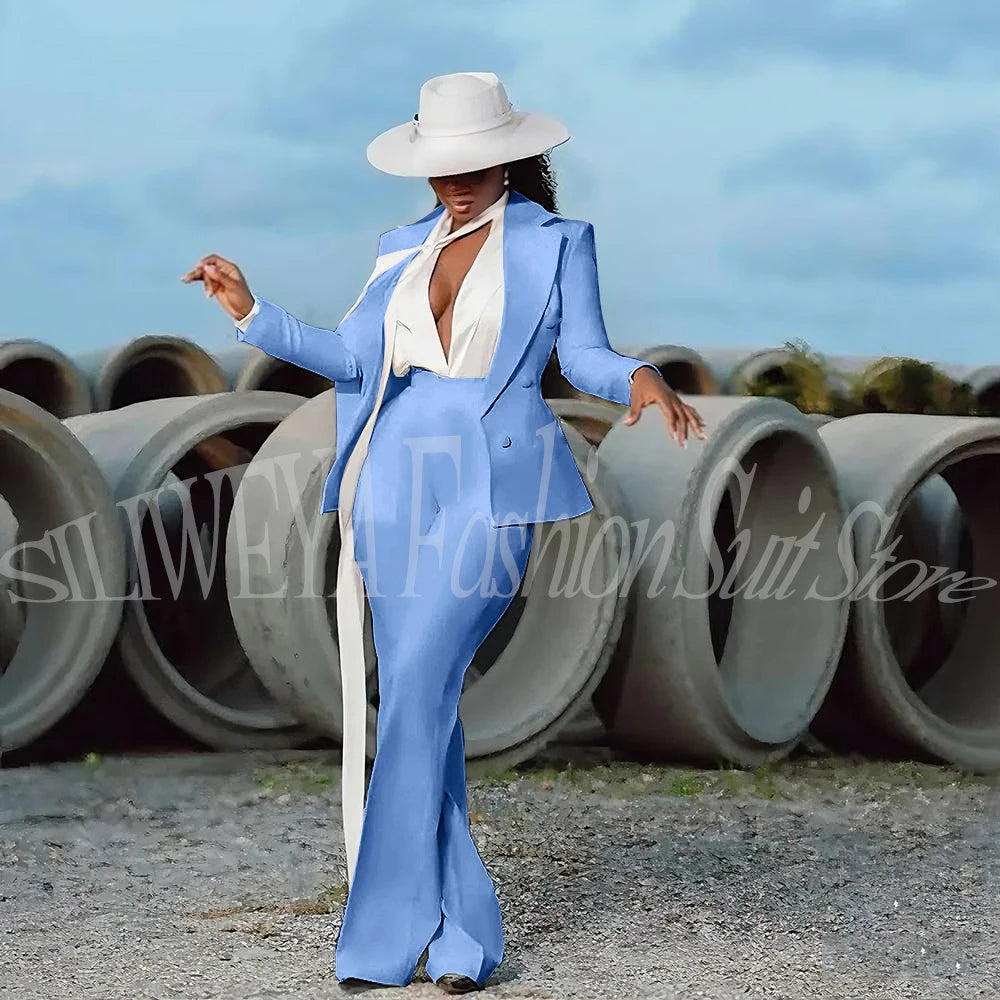 White Evening Suit 2-Piece | Faeva London
