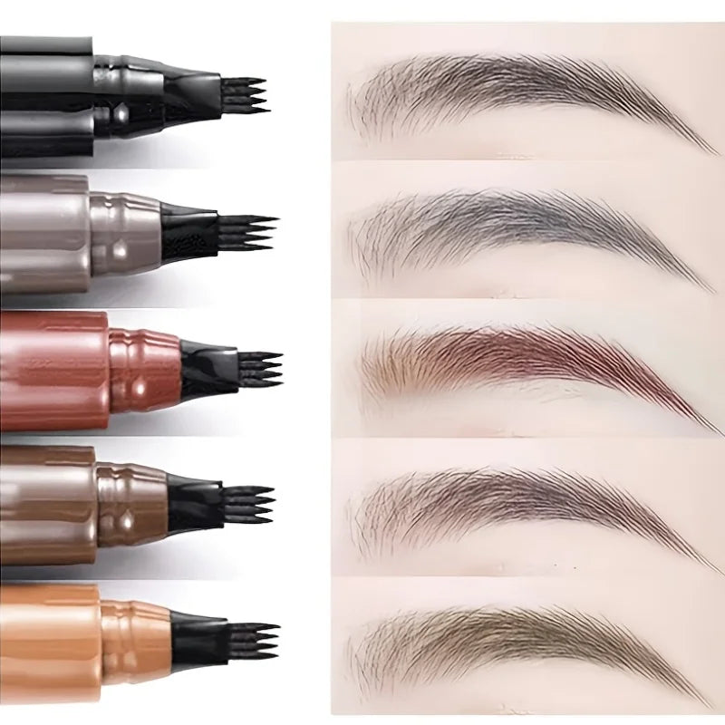 4-Fork Microblading Eyebrow Pencil