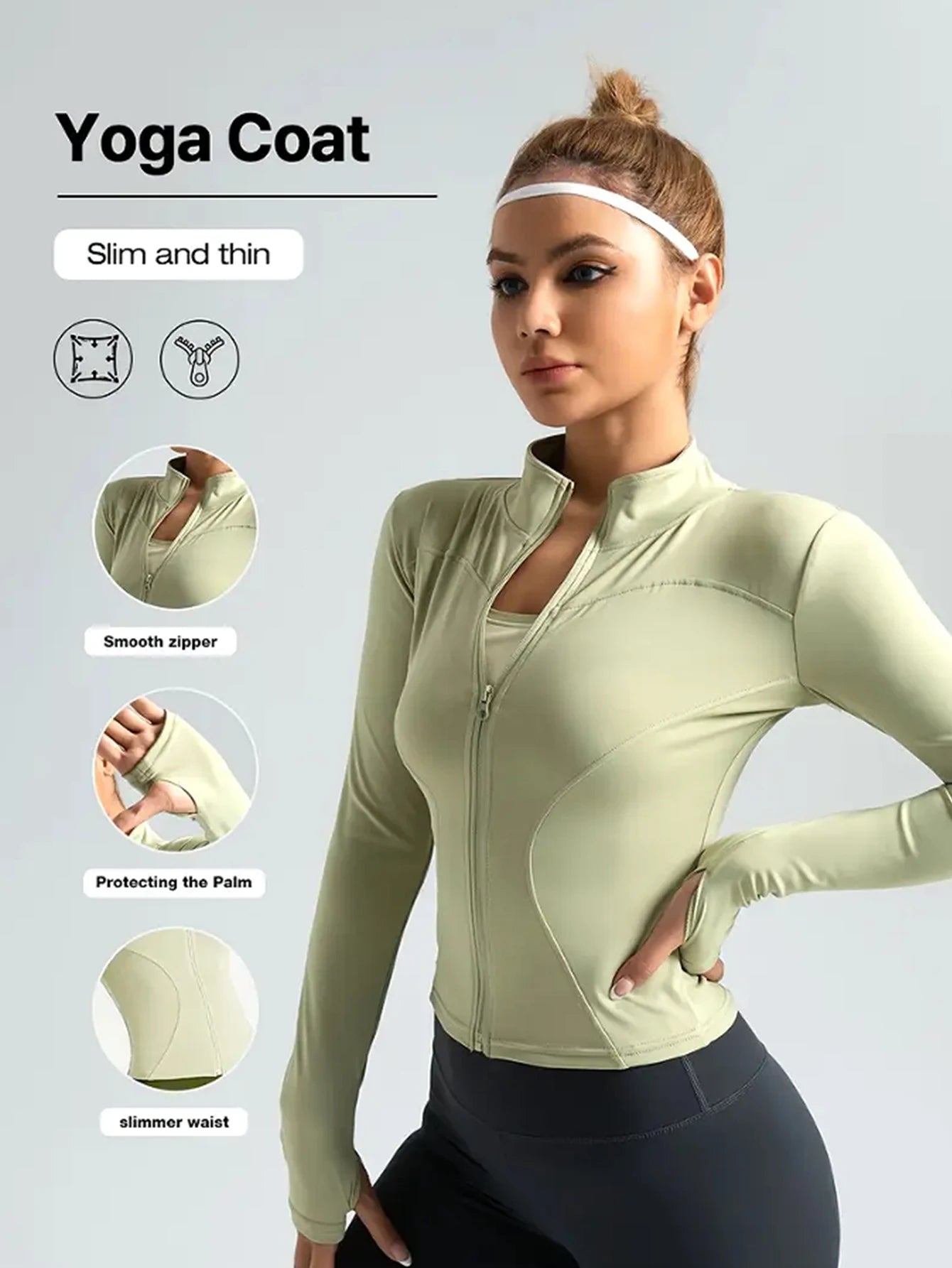 Long Sleeve Sports Pilates Jacket