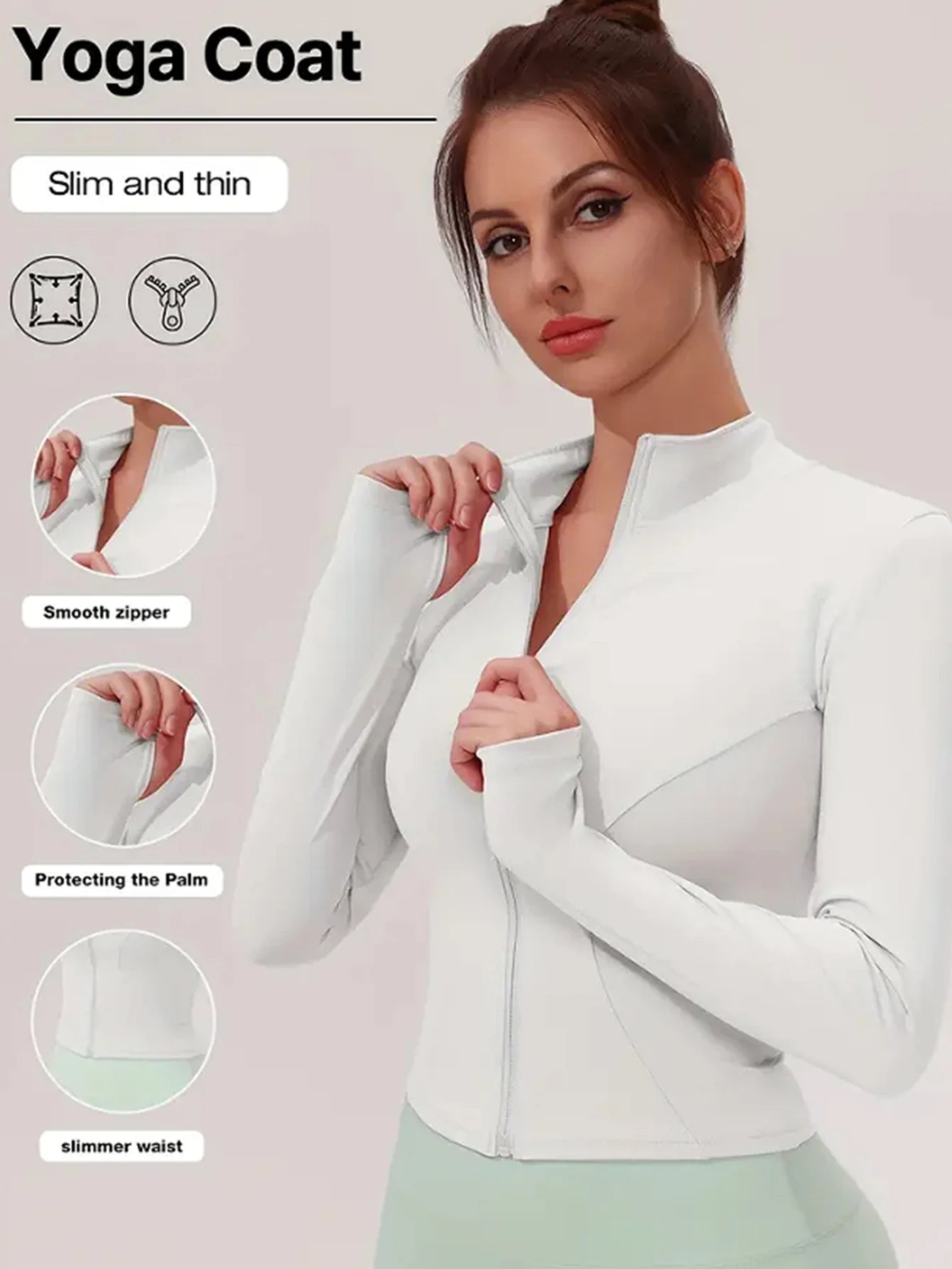 Long Sleeve Sports Pilates Jacket