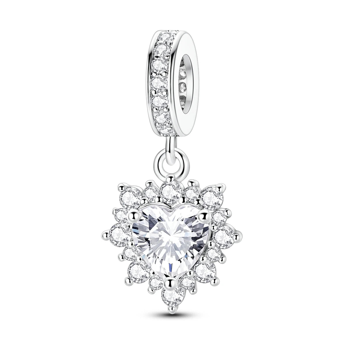 New 925 Sterling Silver Charms Beads Pendants Tree of Life Turtle Love Gemstone Sunflower Charms For Women Bracelet Jewelry Gift