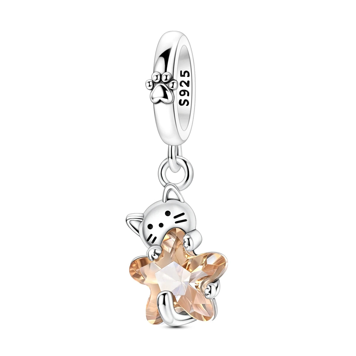 New 925 Sterling Silver Charms Beads Pendants Tree of Life Turtle Love Gemstone Sunflower Charms For Women Bracelet Jewelry Gift