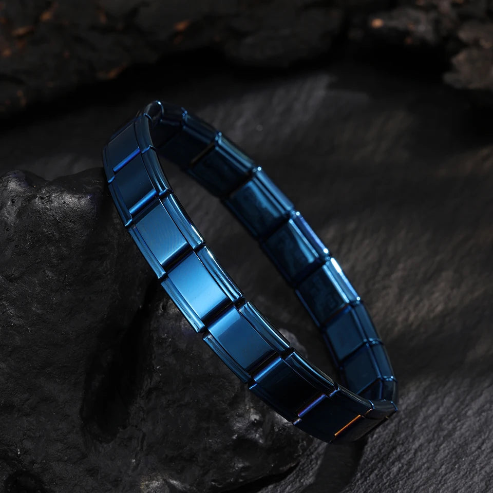 Italian Stainless Steel Square Bracelet