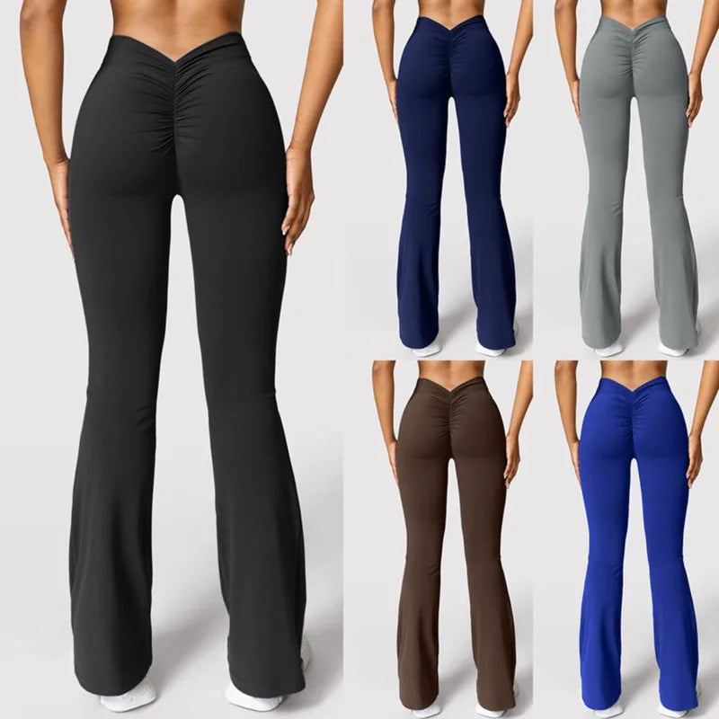 High Waist V-Back Gym Leggings